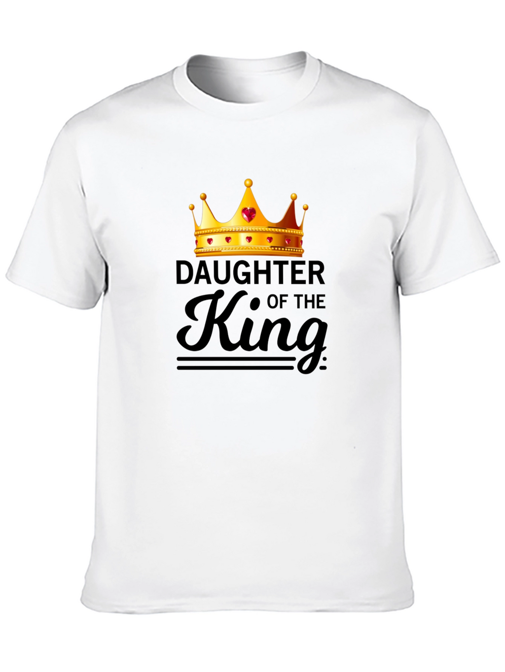 Daughter of the King Graphic Tee - Black