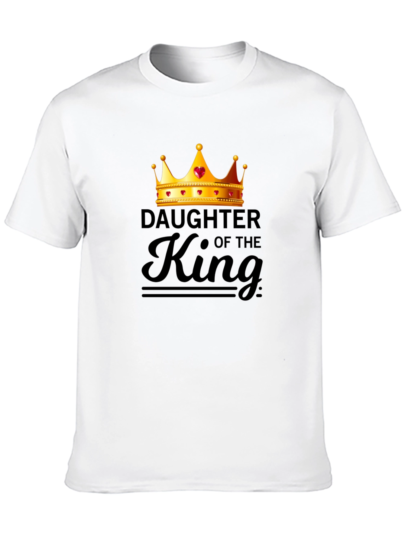 Daughter of the King Graphic Tee - Black