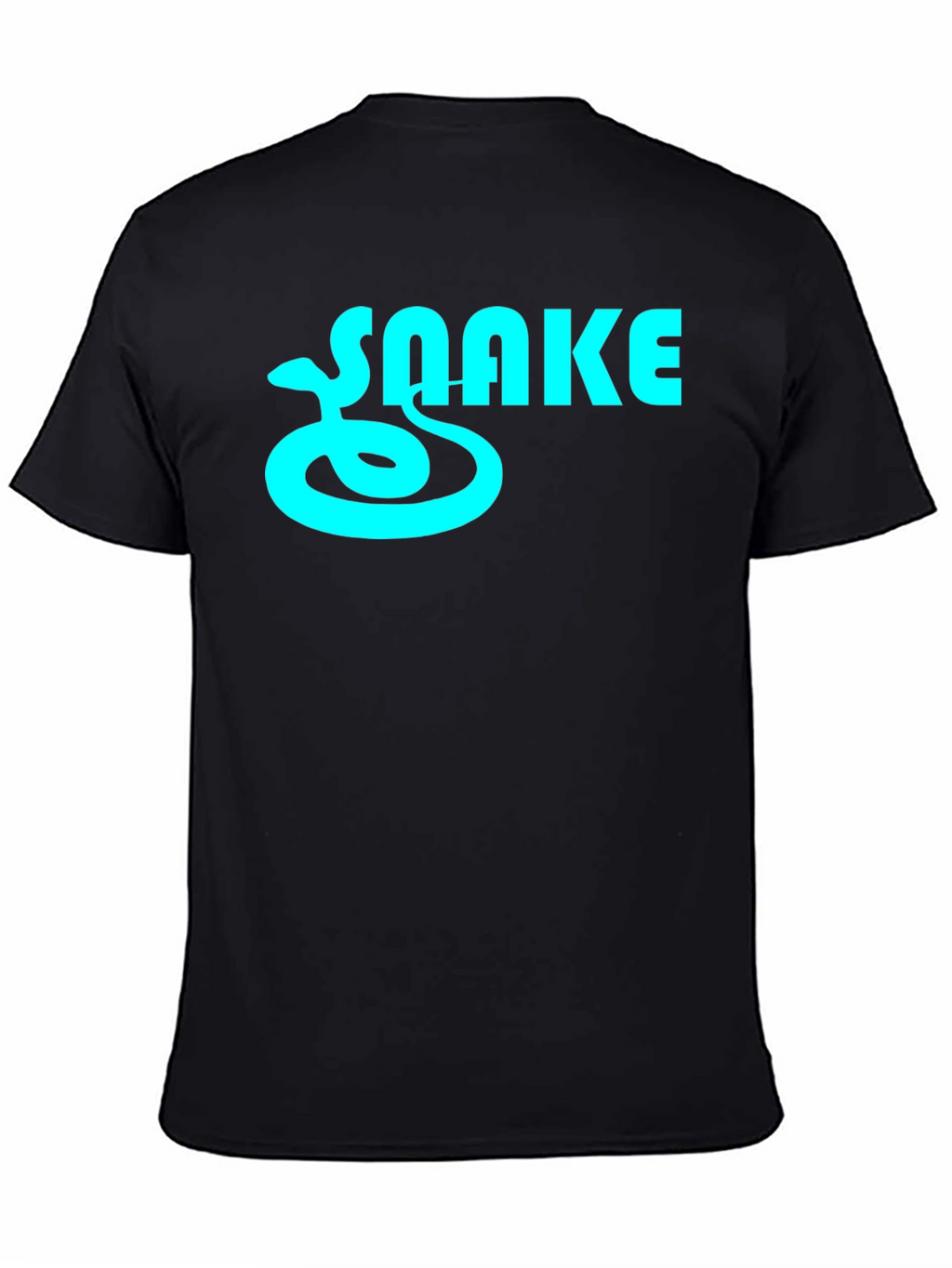 Snake Graphic T-Shirt - Mens Black Tee