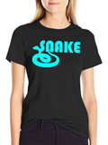 Snake Graphic T-Shirt - Mens Black Tee