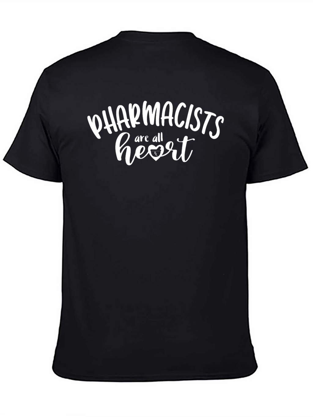 Pharmacists Are All Heart Black T-Shirt