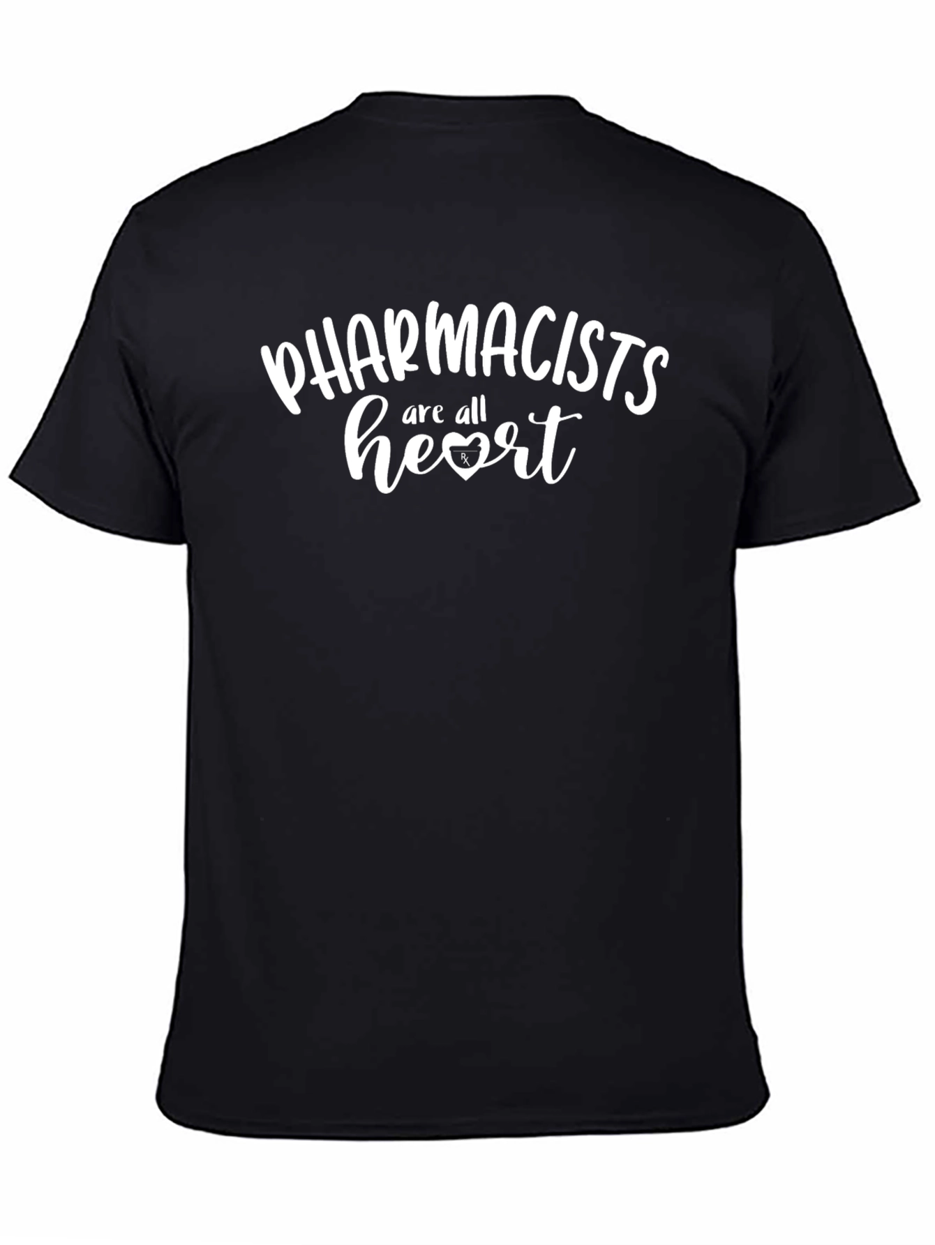 Pharmacists Are All Heart Black T-Shirt