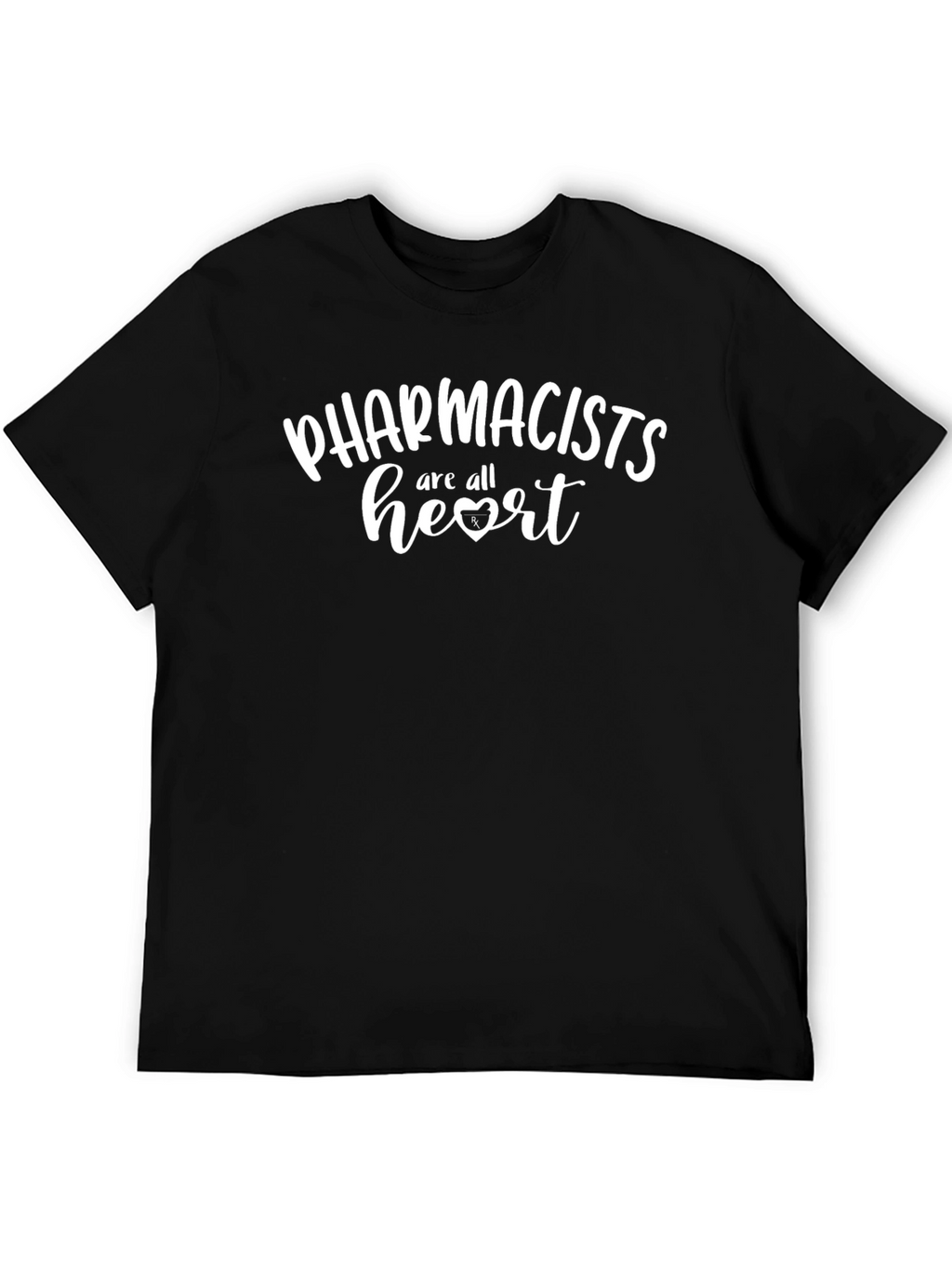 Pharmacists Are All Heart Black T-Shirt