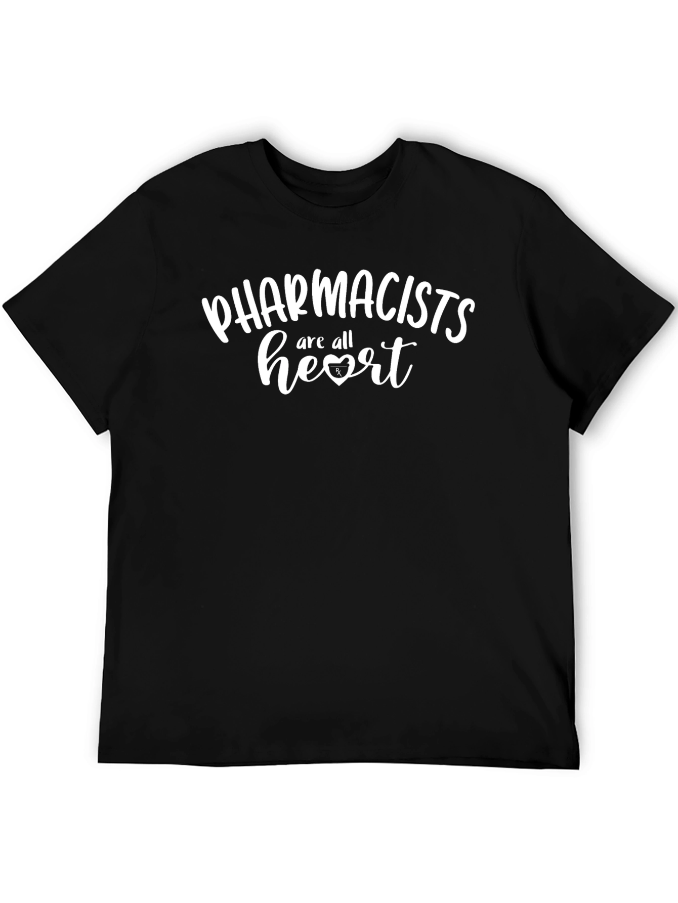 Pharmacists Are All Heart Black T-Shirt