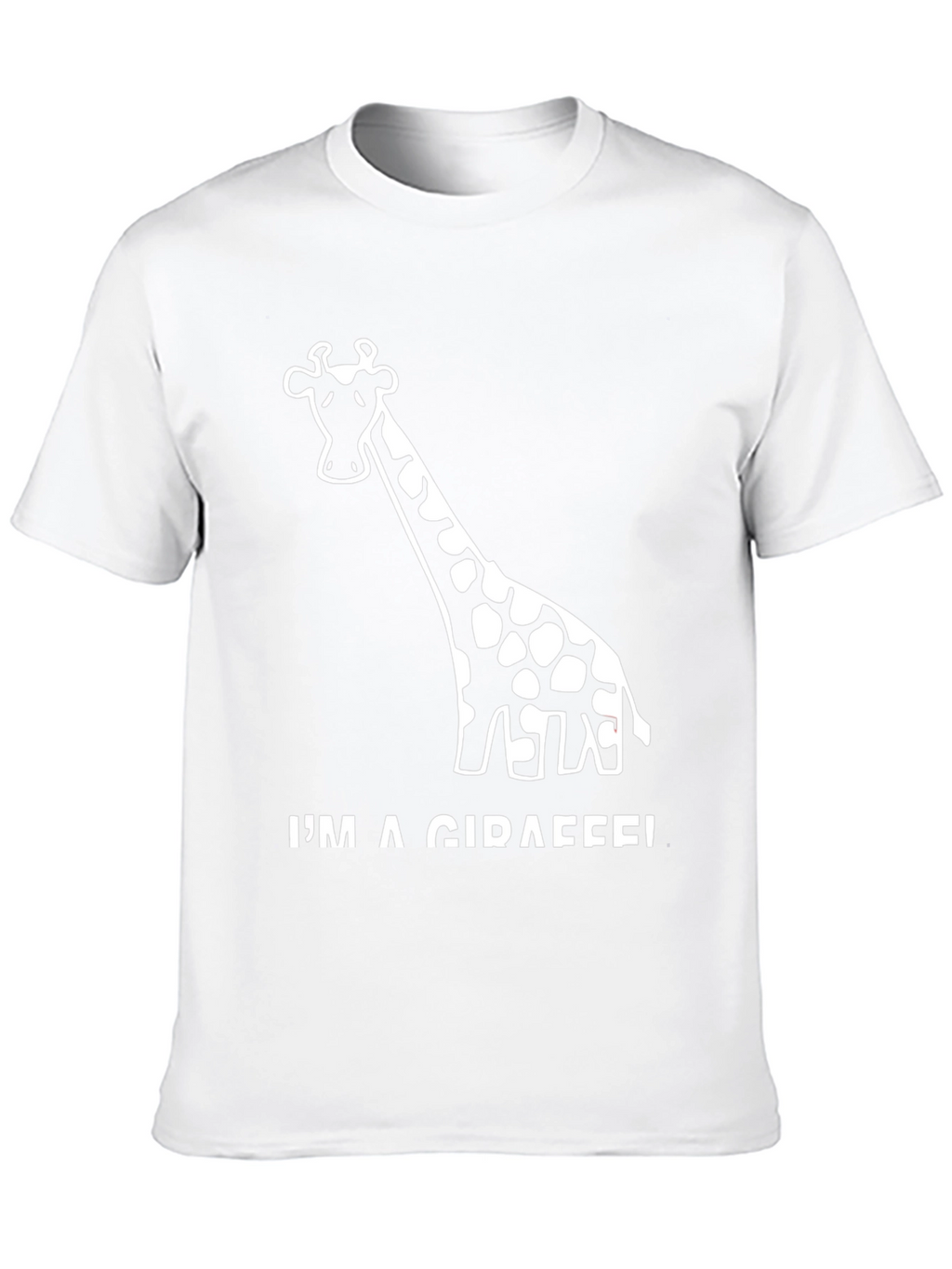 Im A Giraffe! Black Graphic Tee