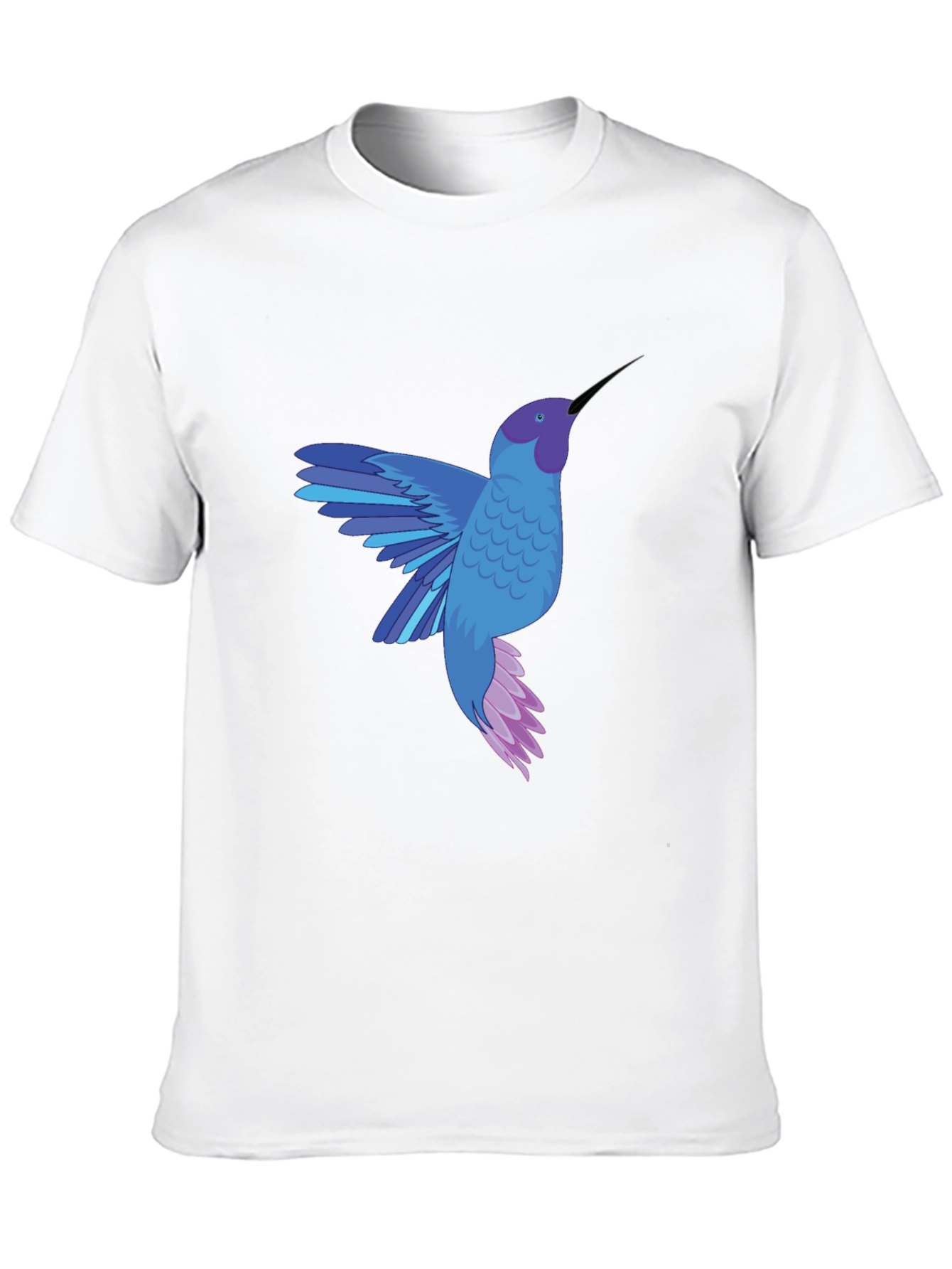 Hummingbird Graphic Tee - Stylish Mens Black T-Shirt