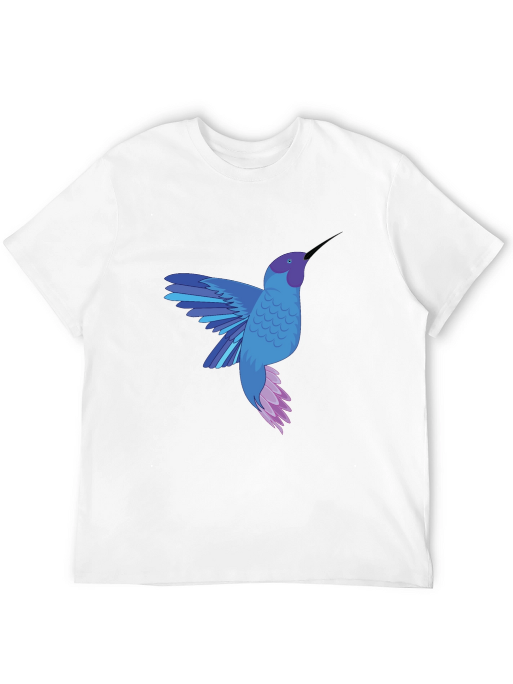 Hummingbird Graphic Tee - Stylish Mens Black T-Shirt