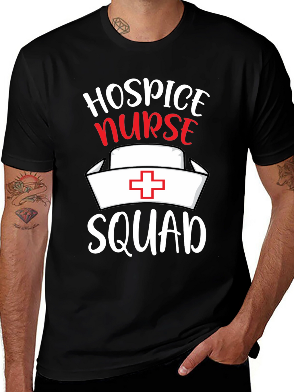 Hospice Nurse Squad T-Shirt - Medical Team Apparel