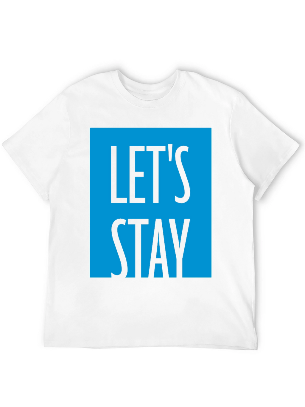 Lets Stay Graphic T-Shirt - Black