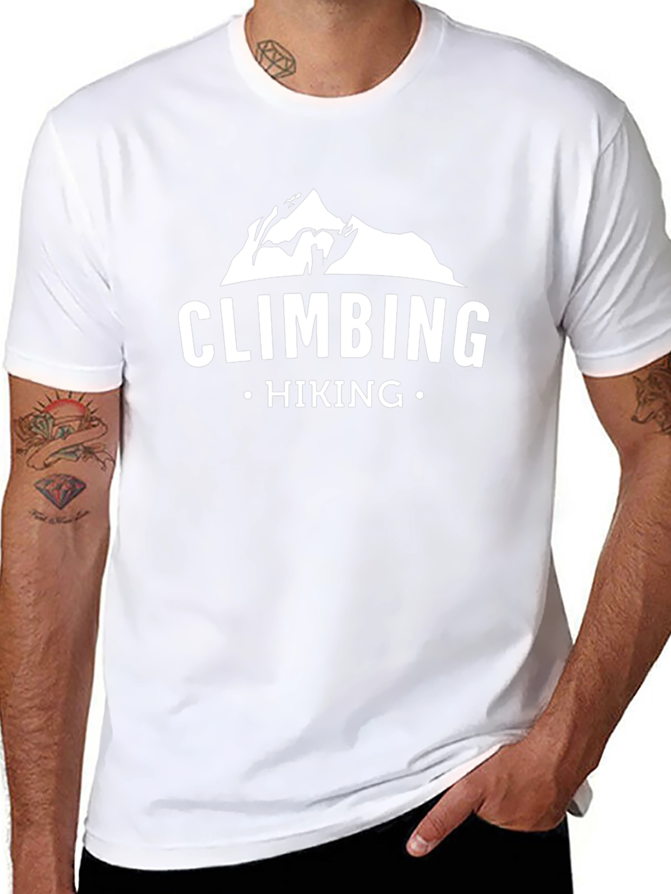 Climbing Hiking Graphic T-Shirt