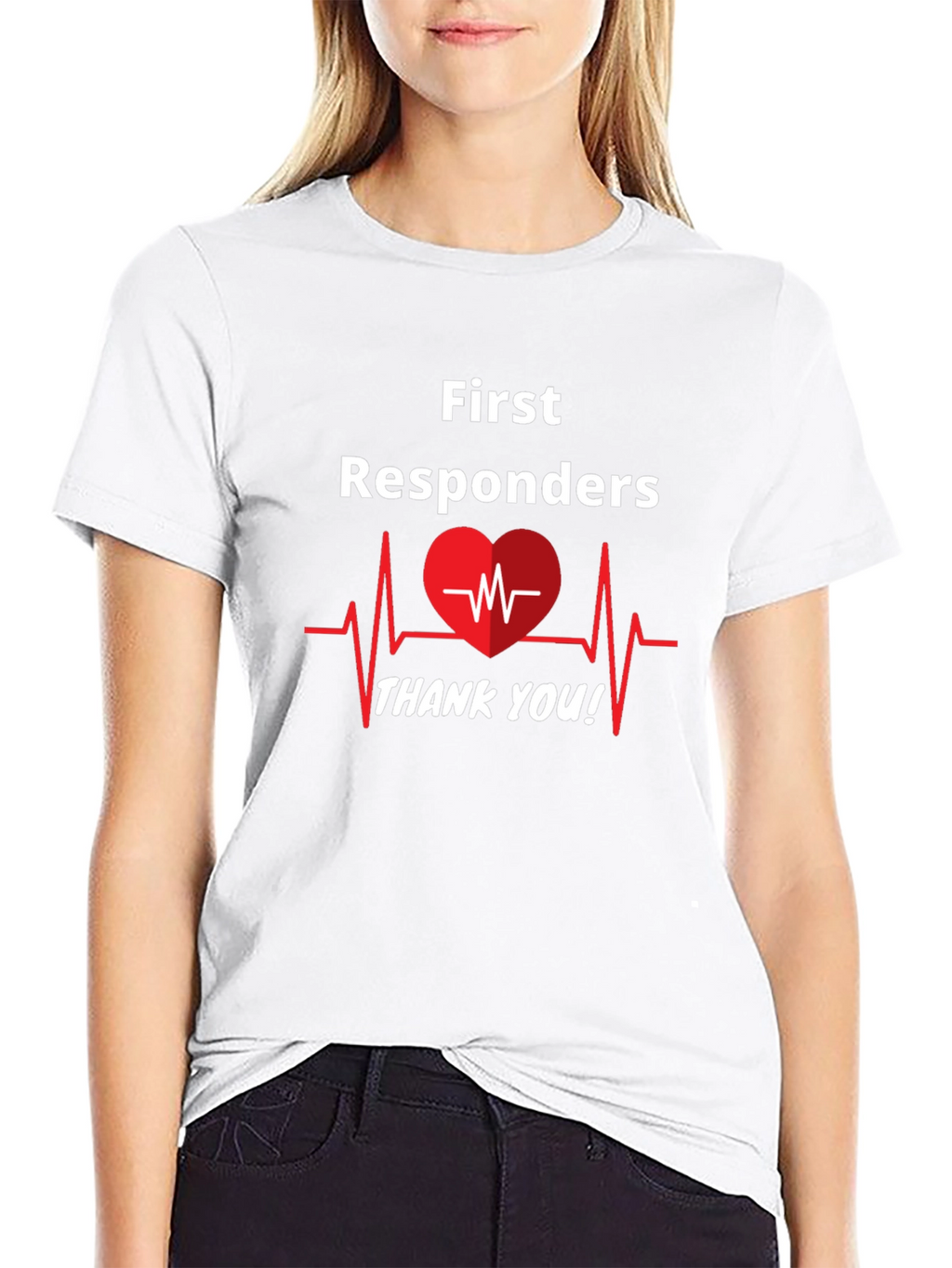 First Responders Thank You Graphic Tee
