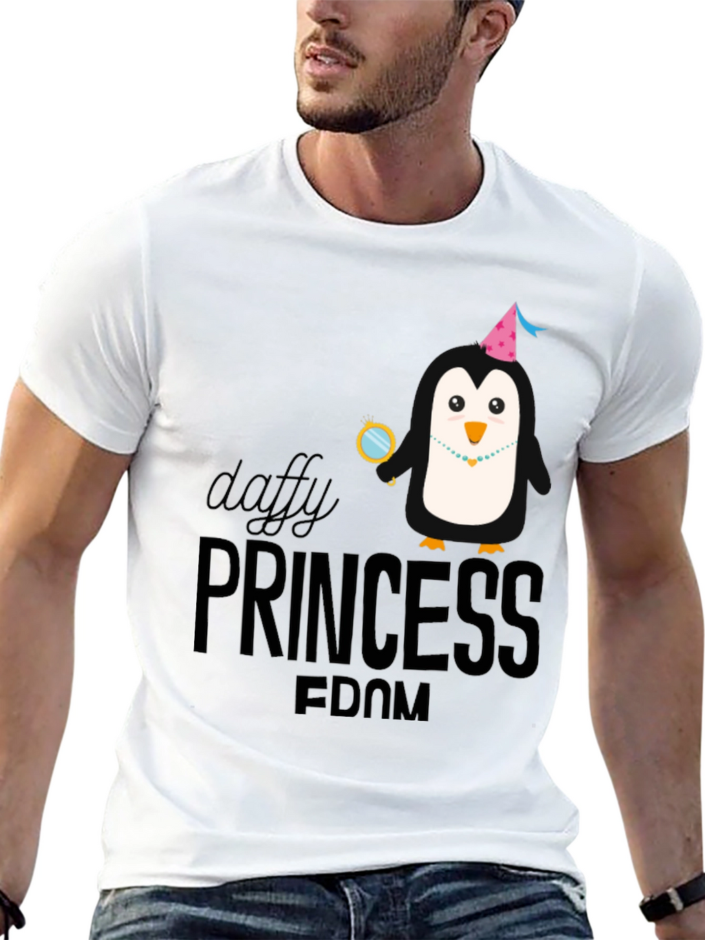 Daffy Princess Penguin Graphic T-Shirt