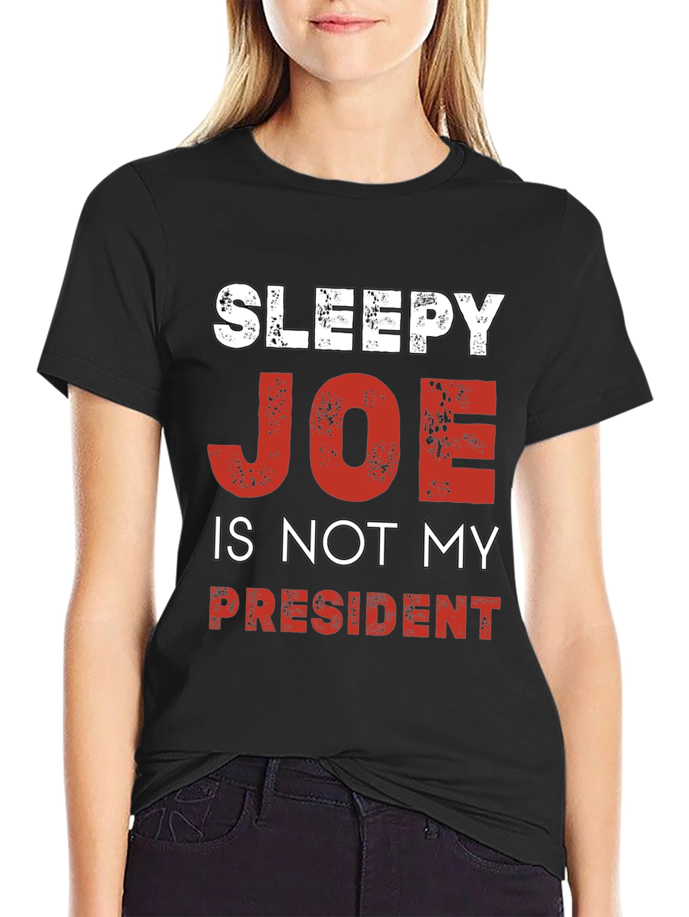 Sleepy Joe is Not My President Political T-Shirt