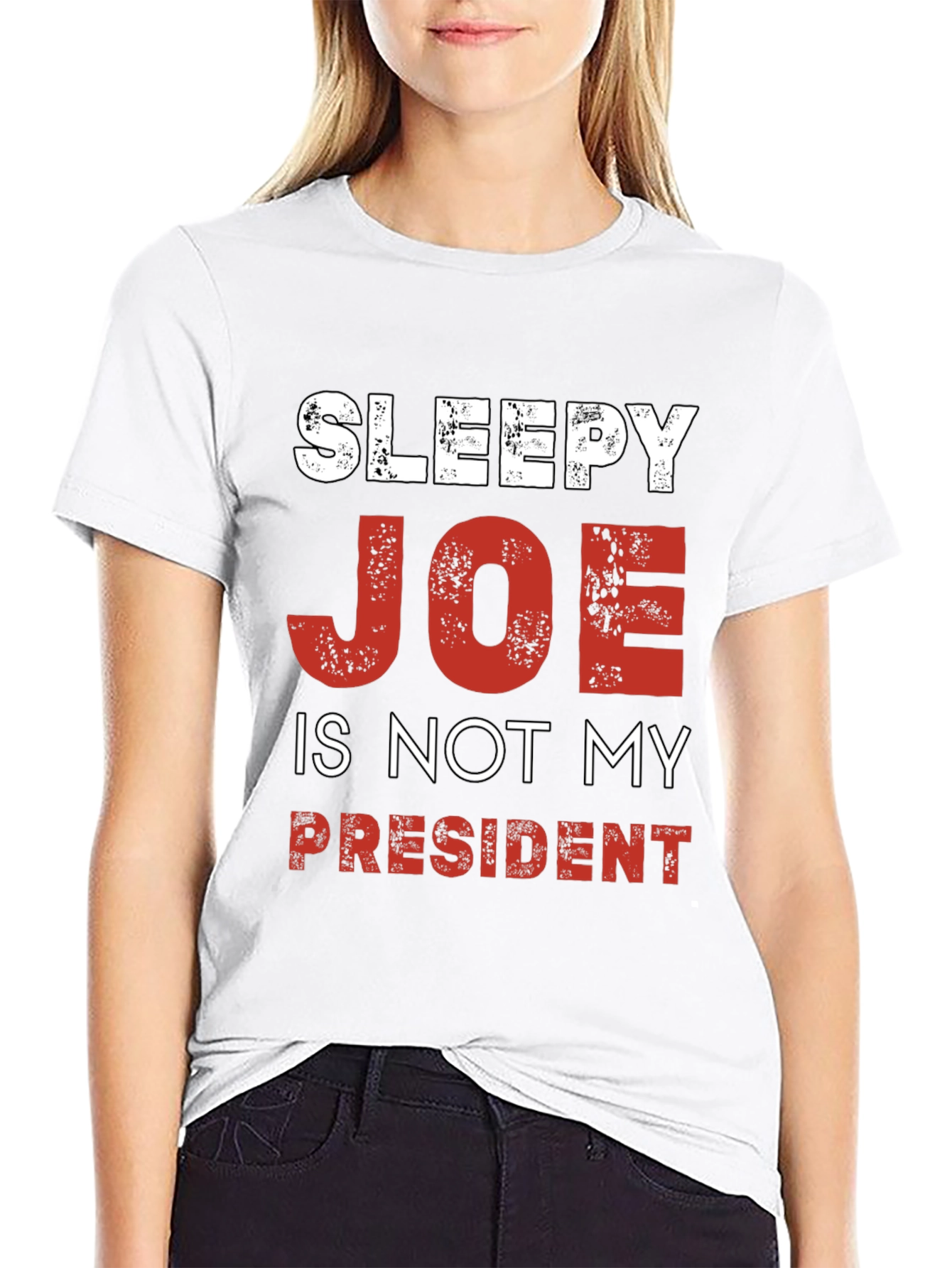 Sleepy Joe is Not My President Political T-Shirt