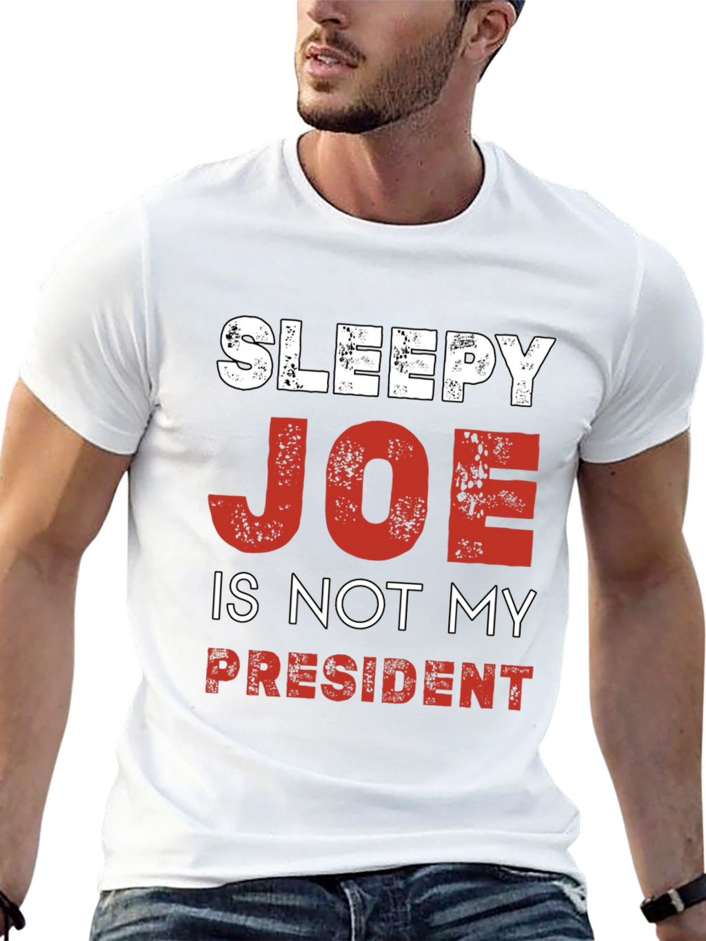Sleepy Joe is Not My President Political T-Shirt