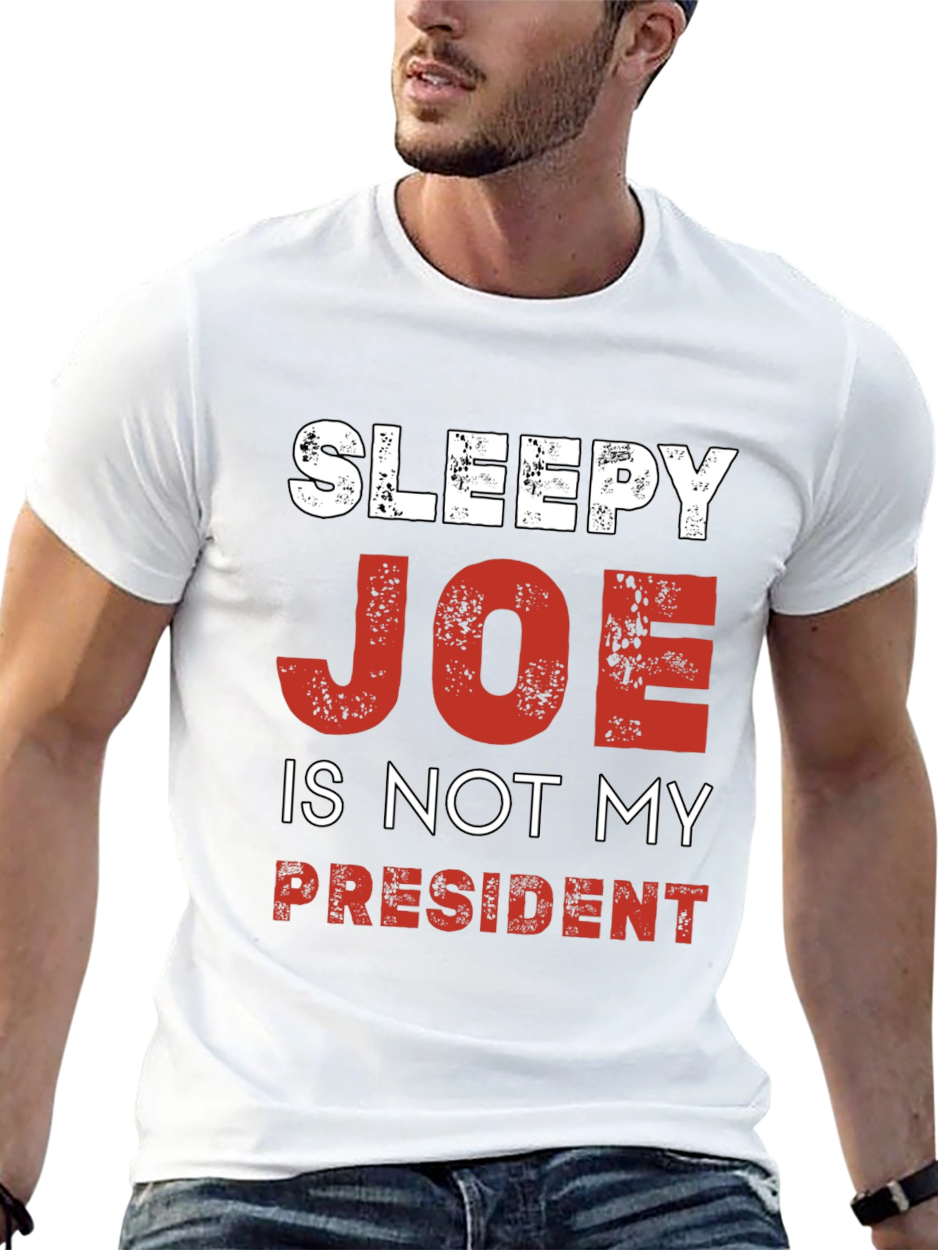 Sleepy Joe is Not My President Political T-Shirt