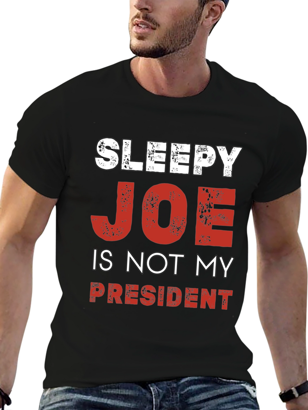Sleepy Joe is Not My President Political T-Shirt