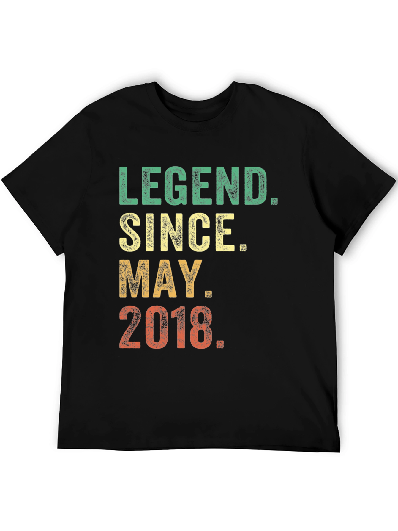 Legend Since May 2018 Black T-Shirt
