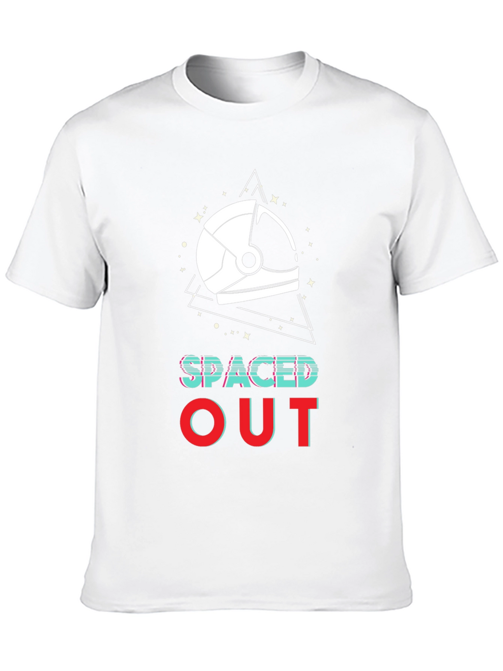 Spaced Out Graphic Tee - Astronaut Helmet Design