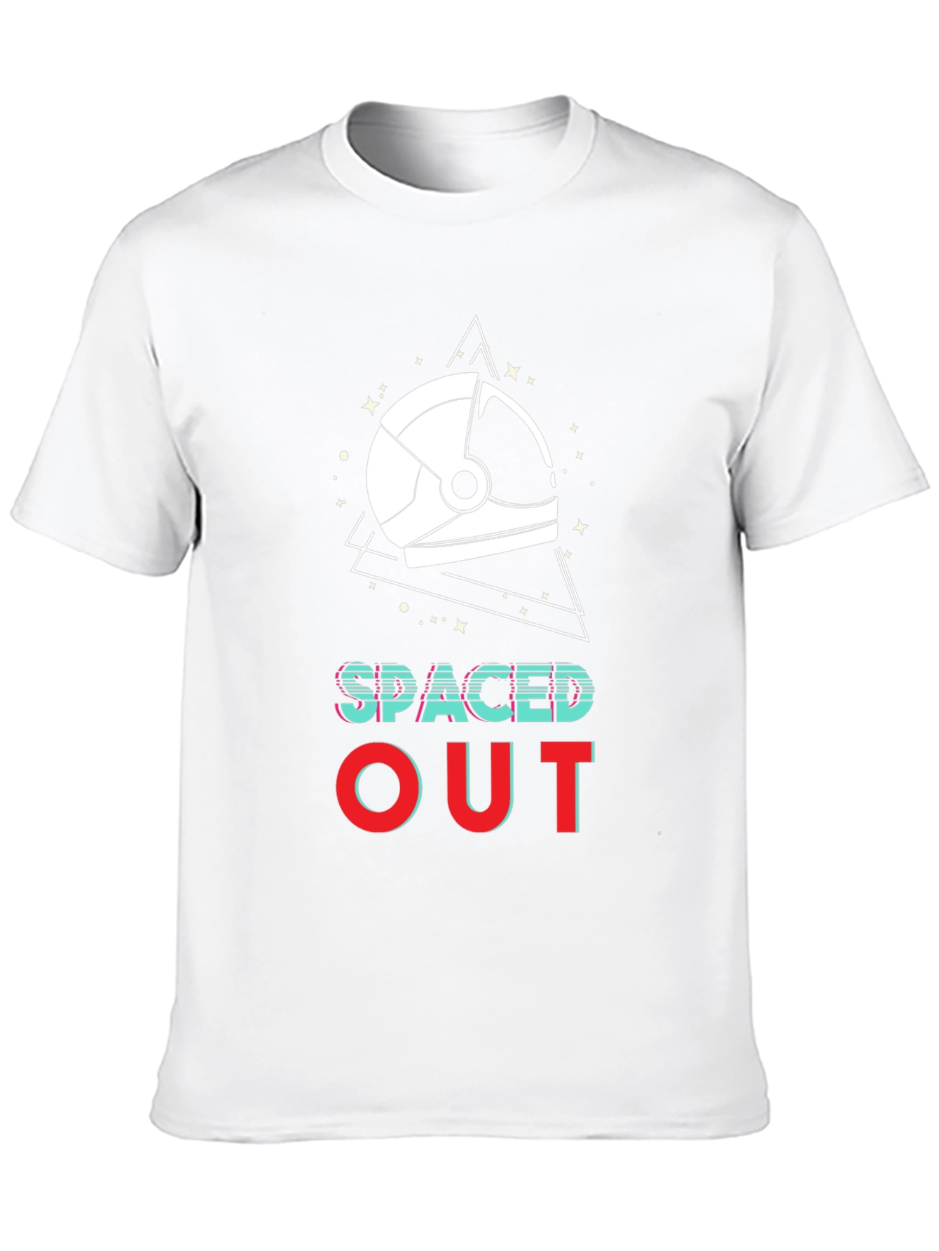 Spaced Out Graphic Tee - Astronaut Helmet Design