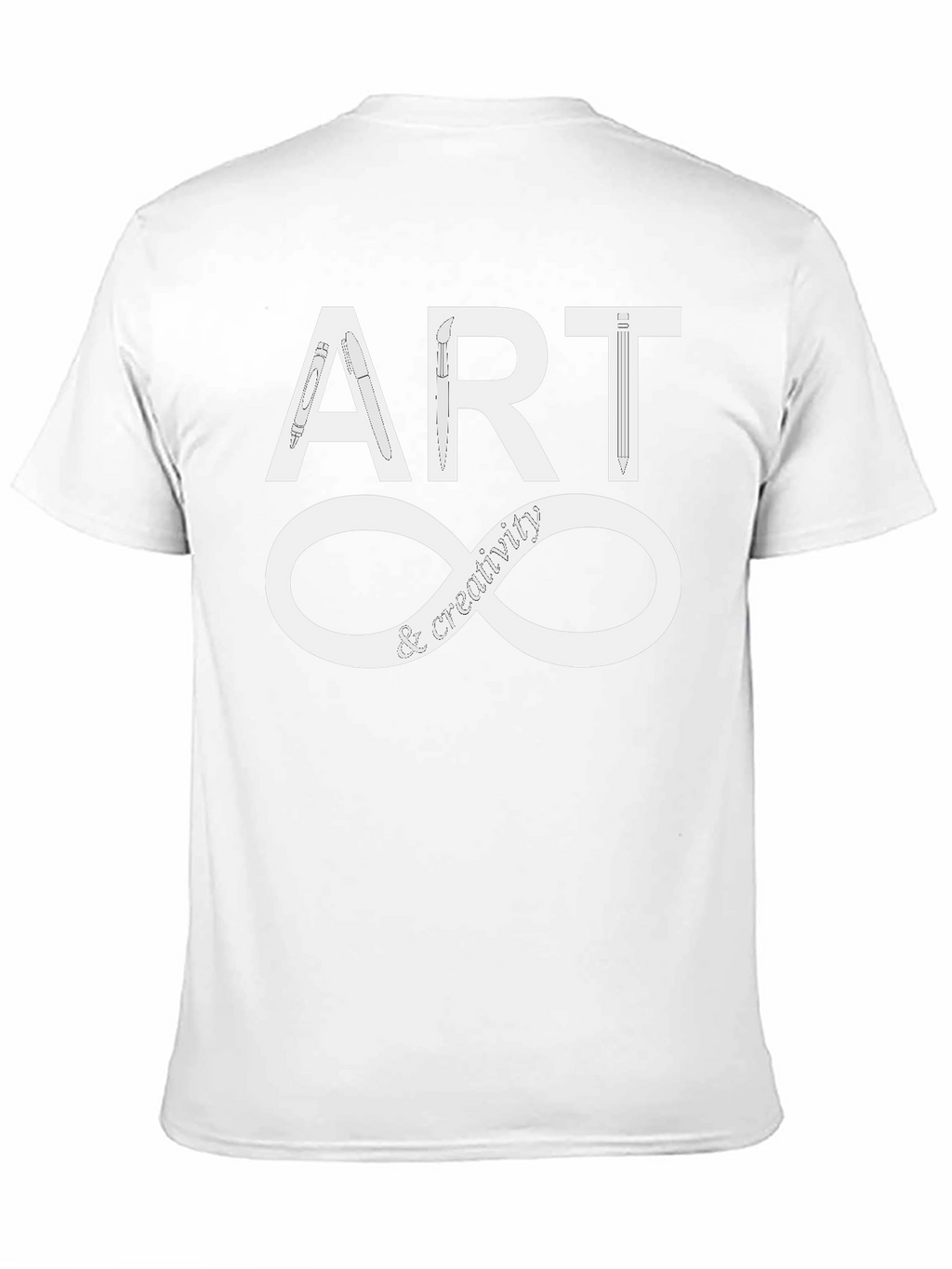 Art & Creativity Infinity T-Shirt - Unisex Black Tee