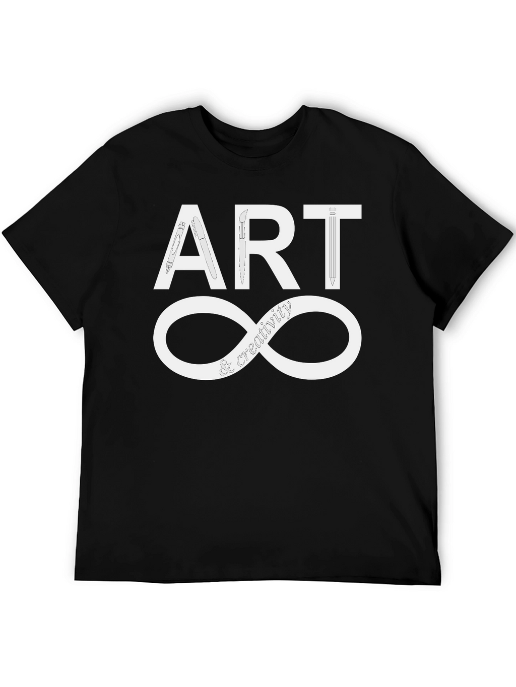 Art & Creativity Infinity T-Shirt - Unisex Black Tee