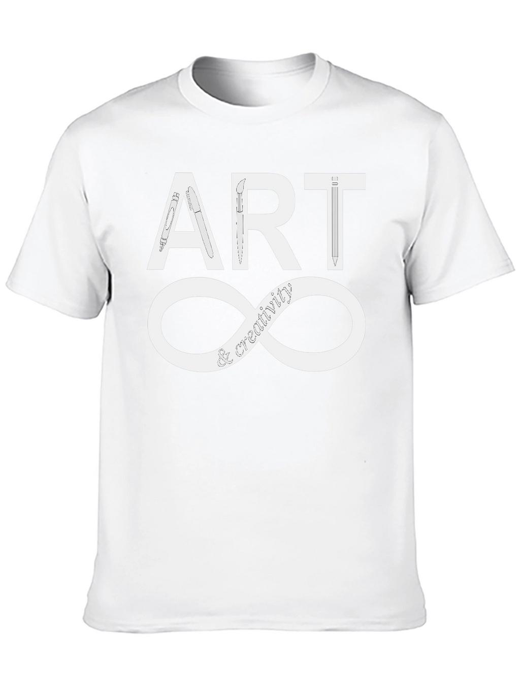 Art & Creativity Infinity T-Shirt - Unisex Black Tee