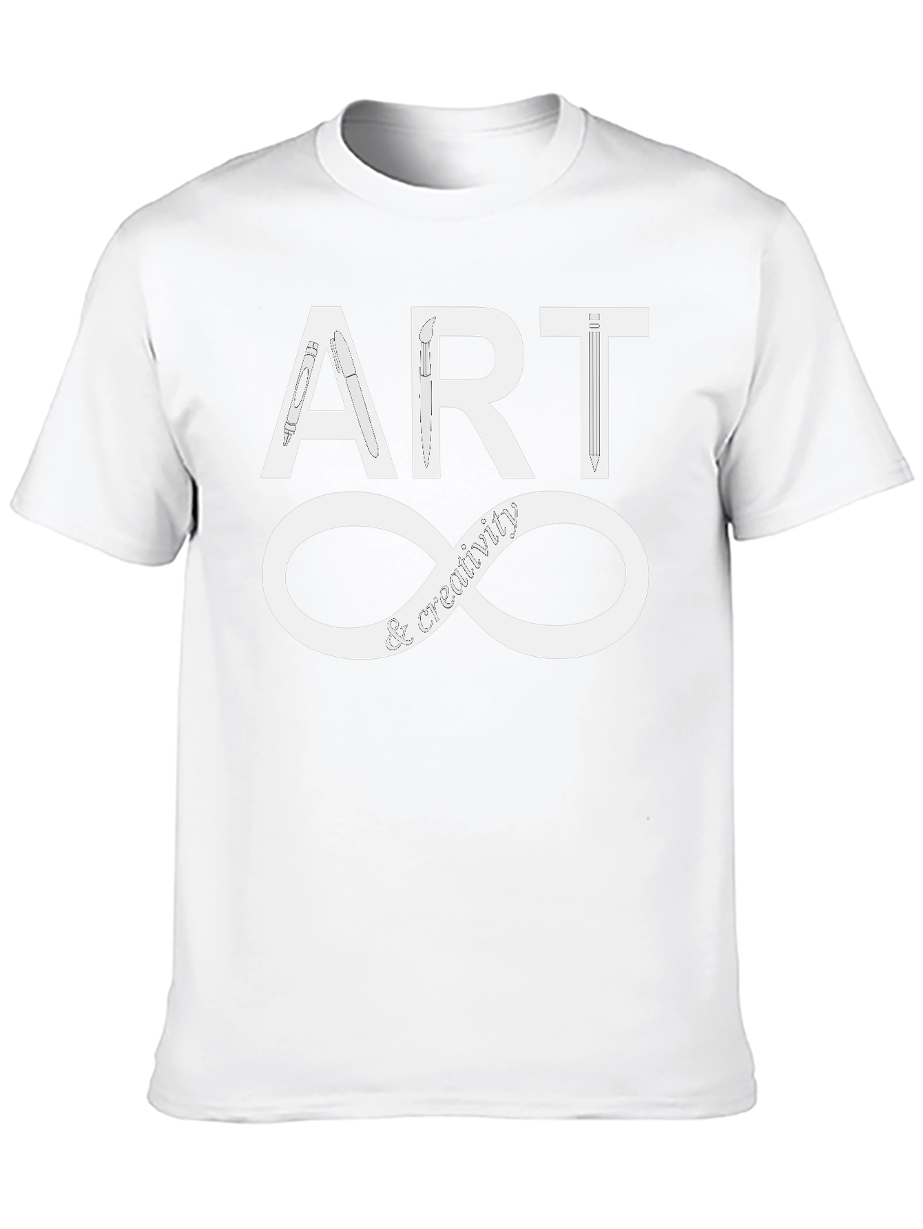 Art & Creativity Infinity T-Shirt - Unisex Black Tee