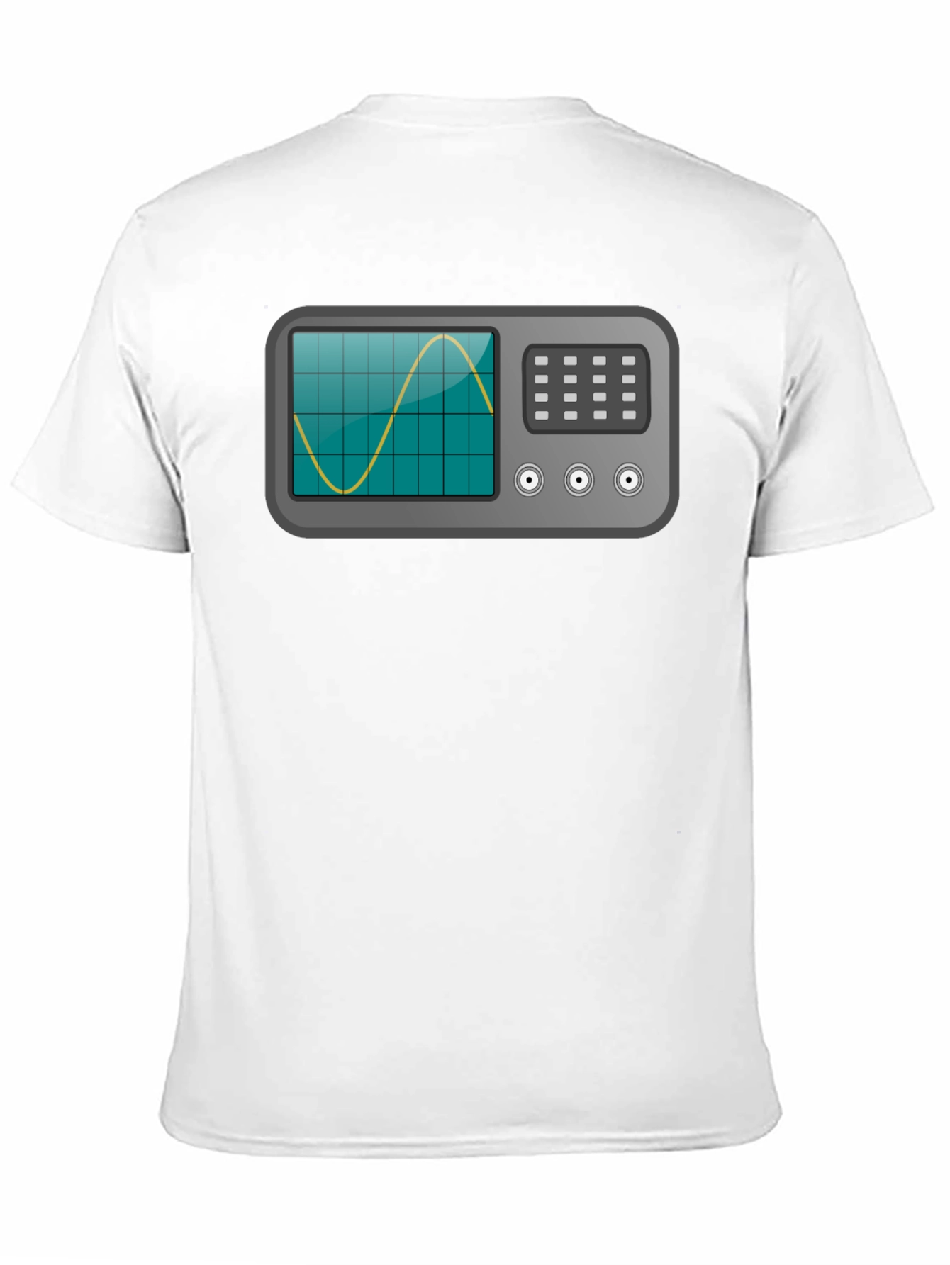 Oscilloscope Graphic Tee - Geeky Tech Shirt