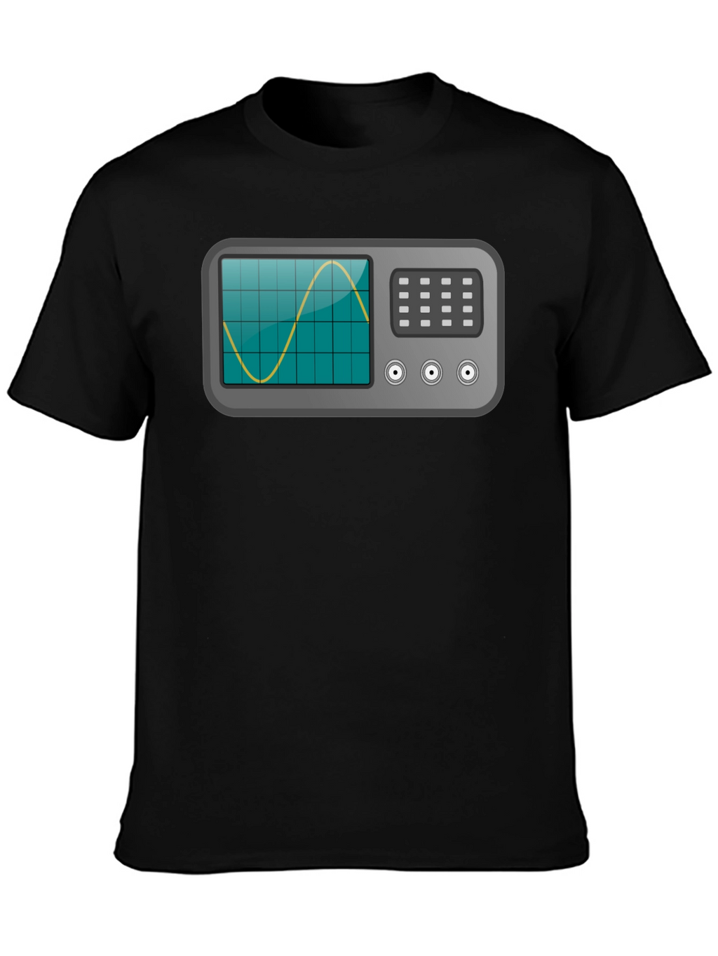 Oscilloscope Graphic Tee - Geeky Tech Shirt