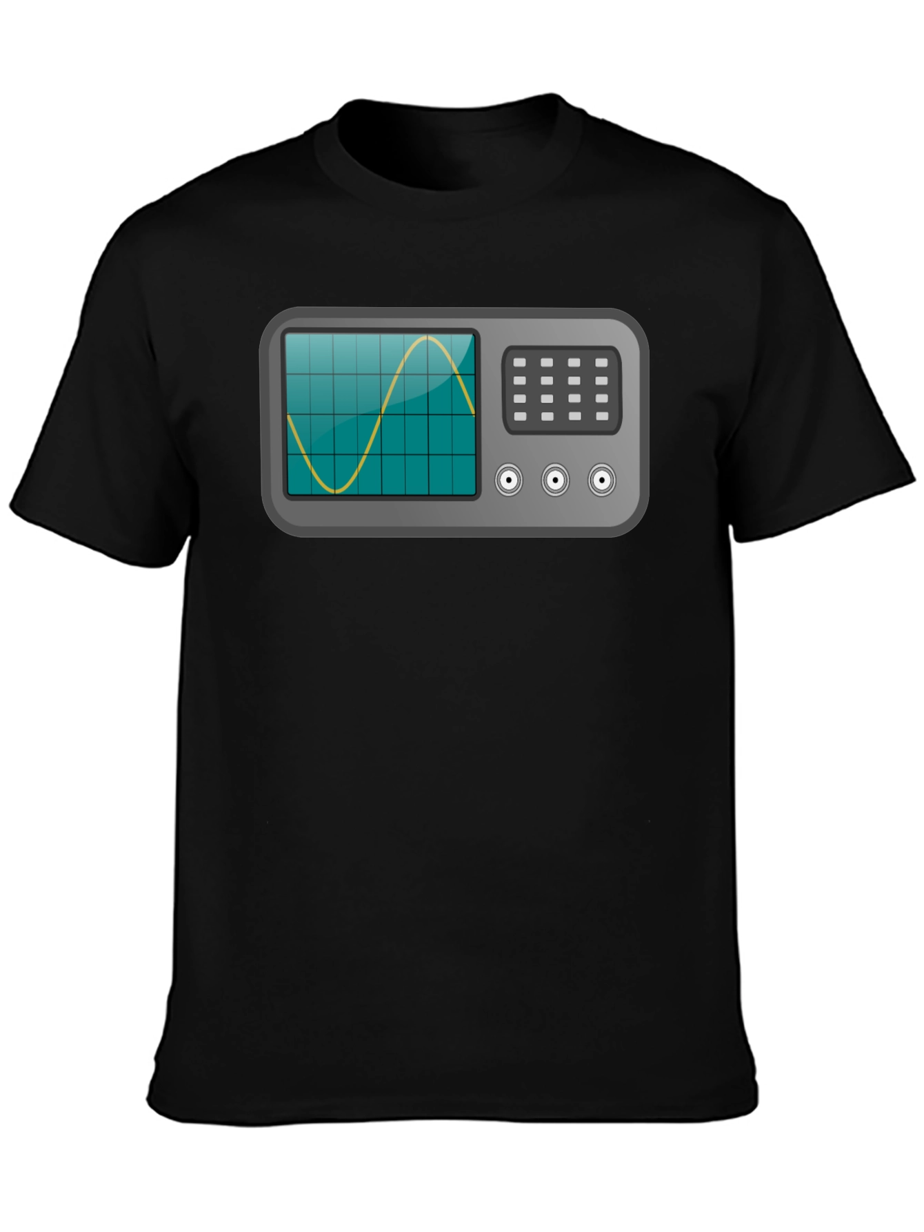 Oscilloscope Graphic Tee - Geeky Tech Shirt