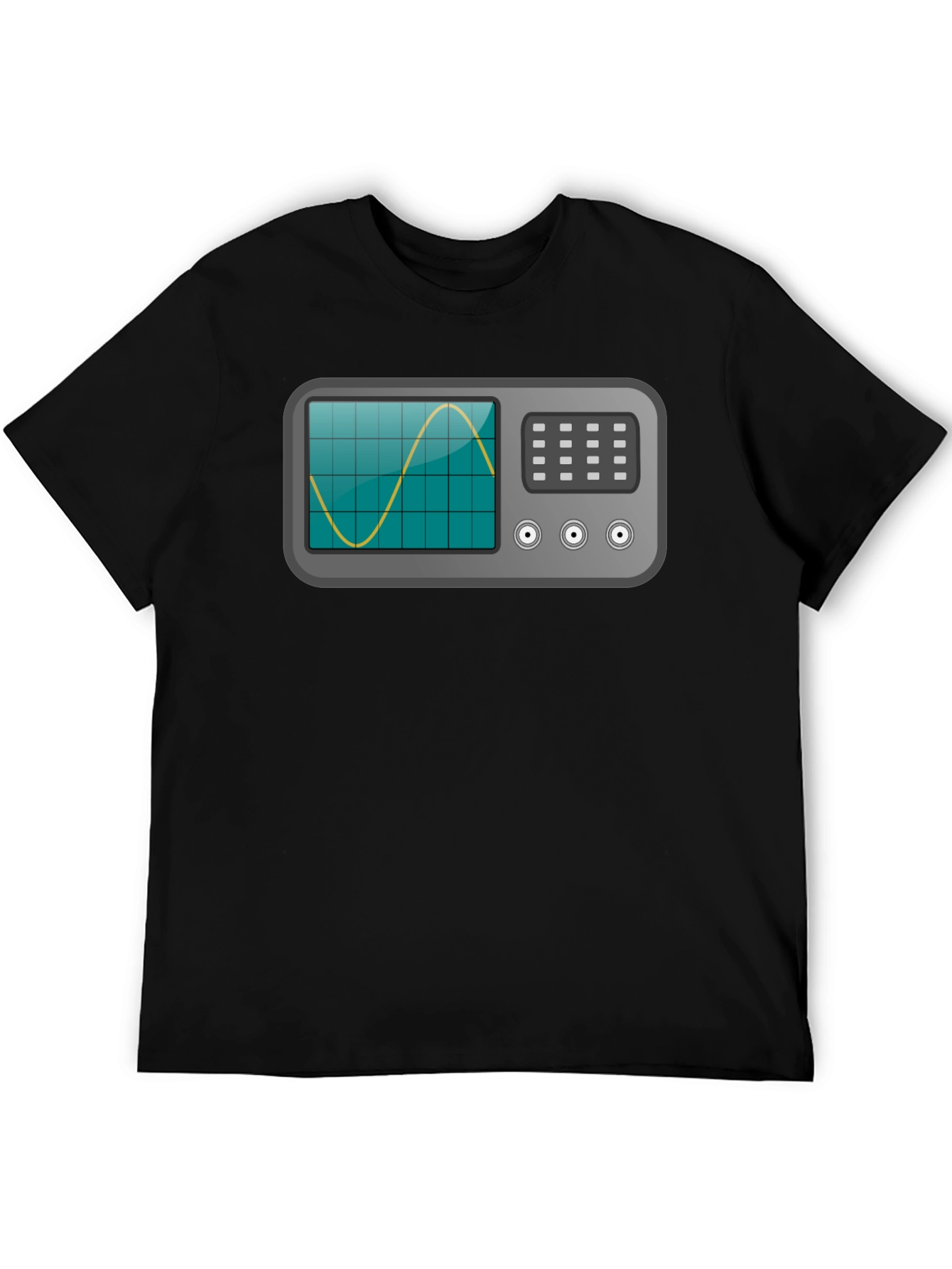 Oscilloscope Graphic Tee - Geeky Tech Shirt