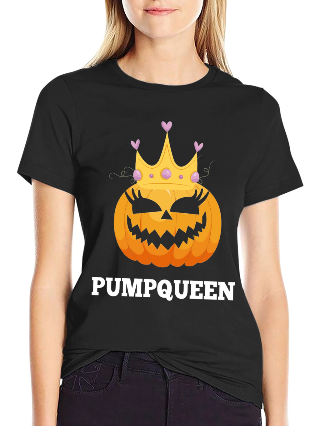 Pumpqueen Halloween Graphic Tee