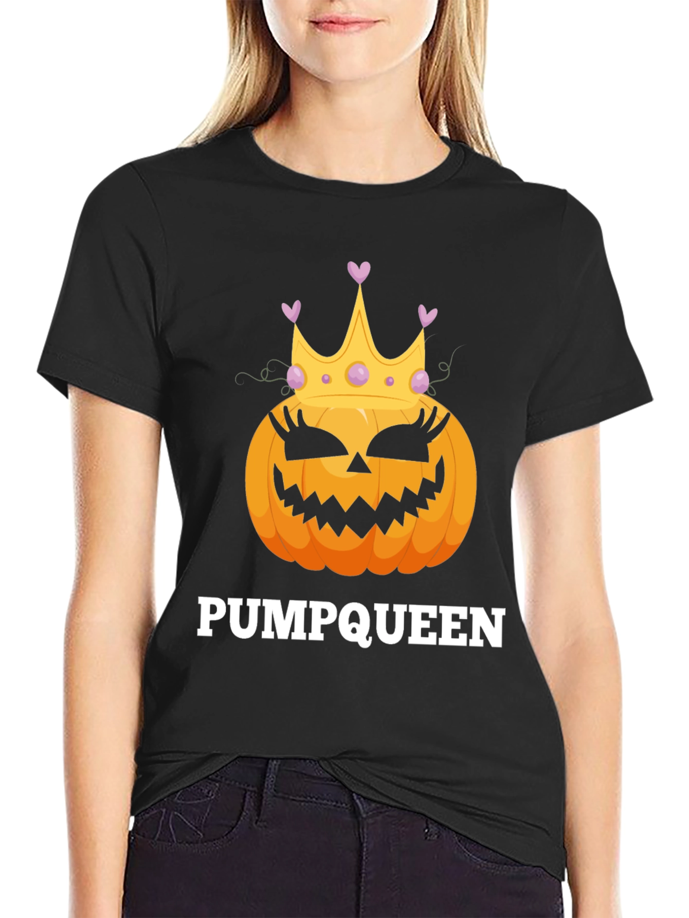 Pumpqueen Halloween Graphic Tee