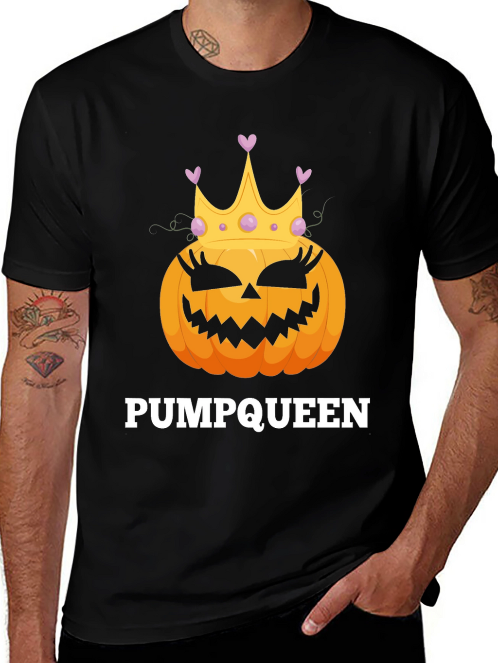 Pumpqueen Halloween Graphic Tee