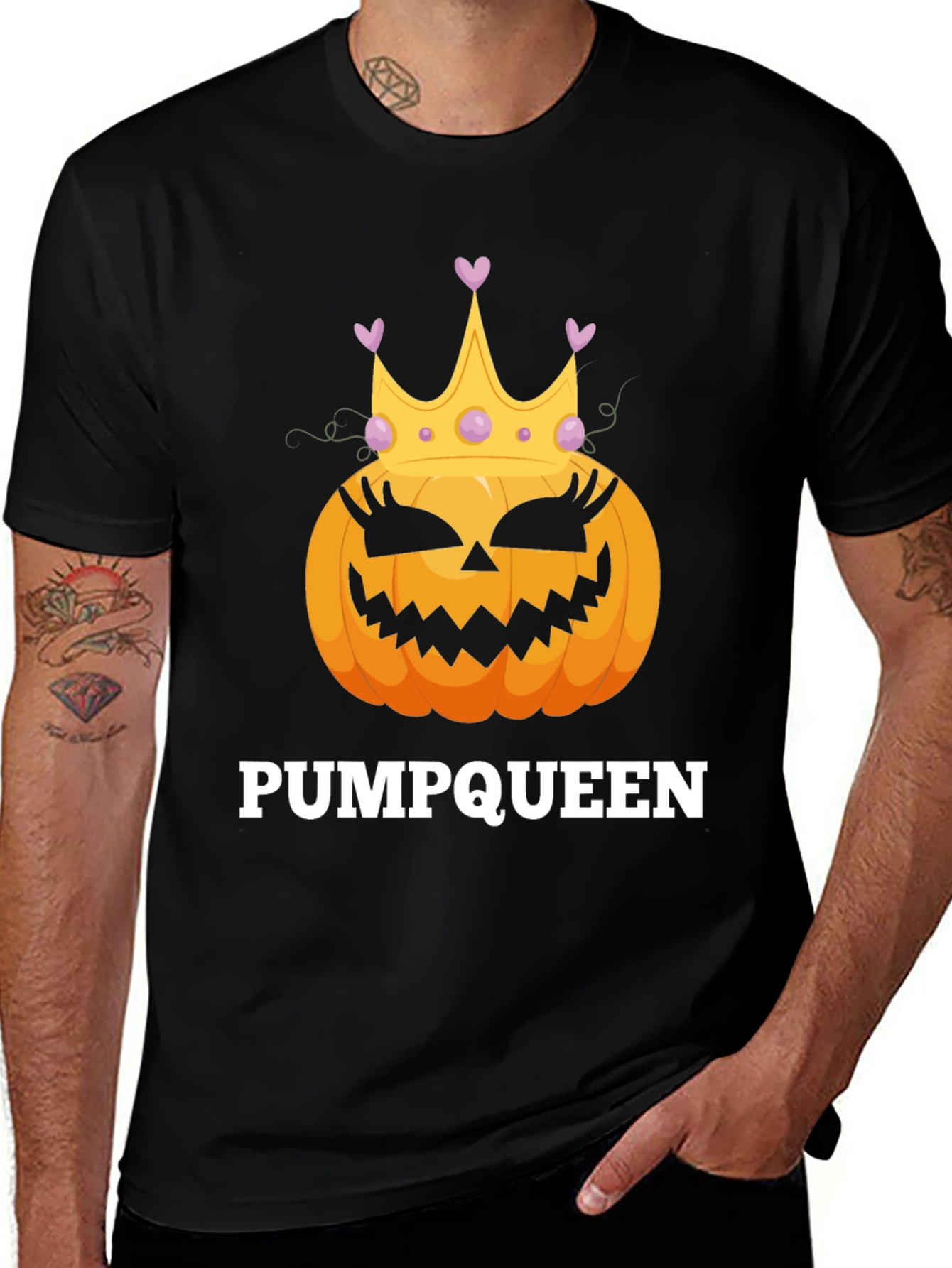 Pumpqueen Halloween Graphic Tee
