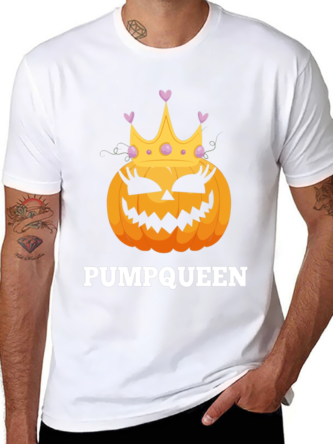 Pumpqueen Halloween Graphic Tee