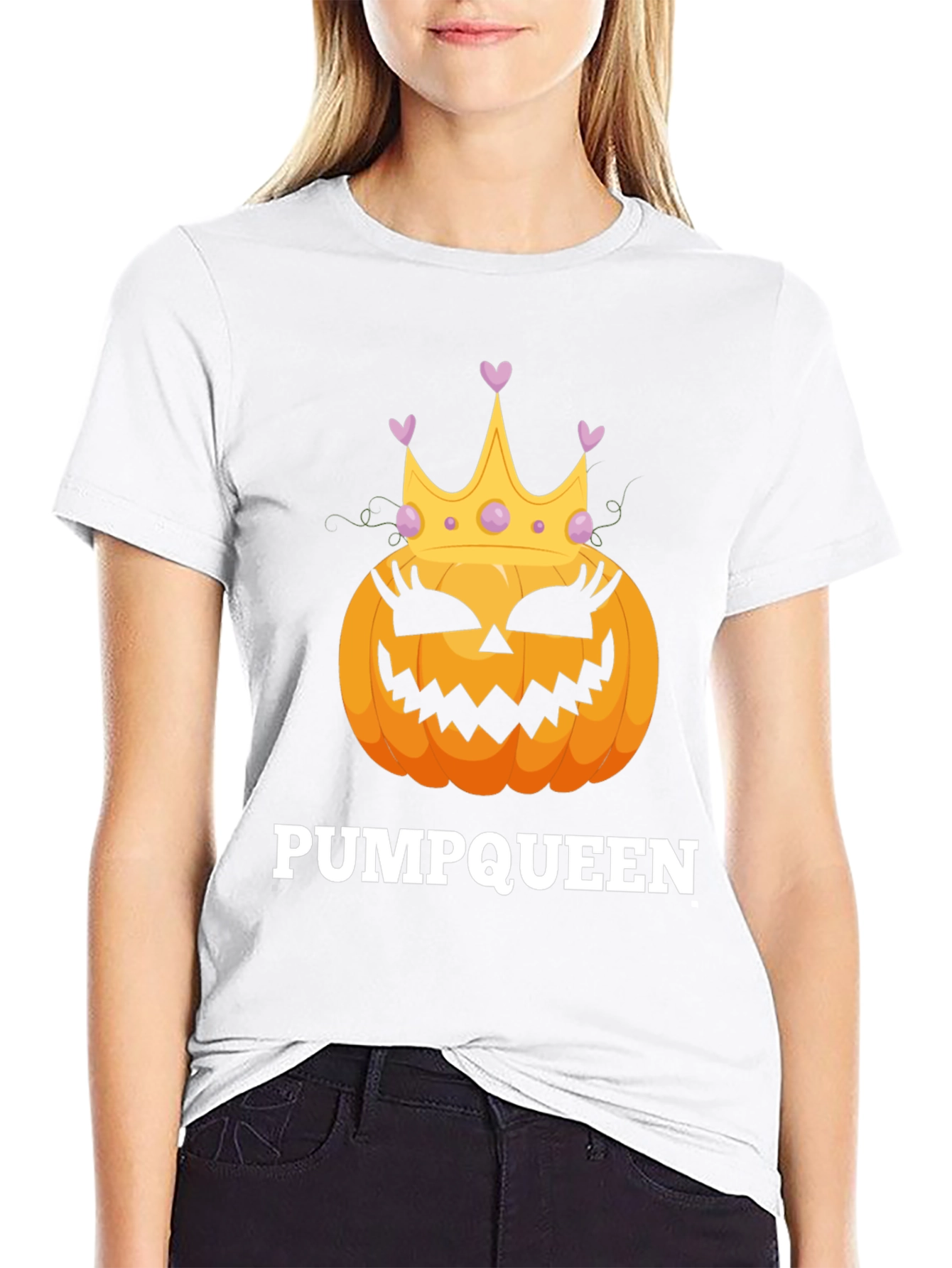 Pumpqueen Halloween Graphic Tee