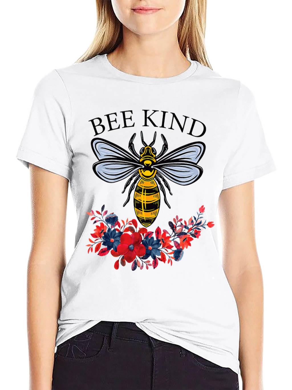 Bee Kind Floral Graphic T-Shirt