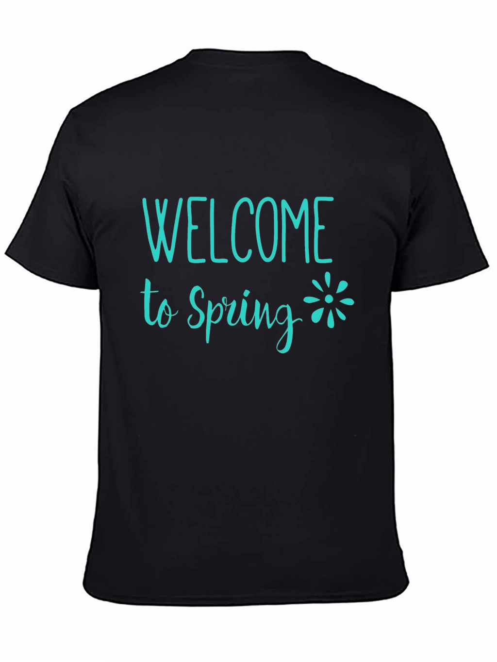 Welcome to Spring Graphic Tee - Black