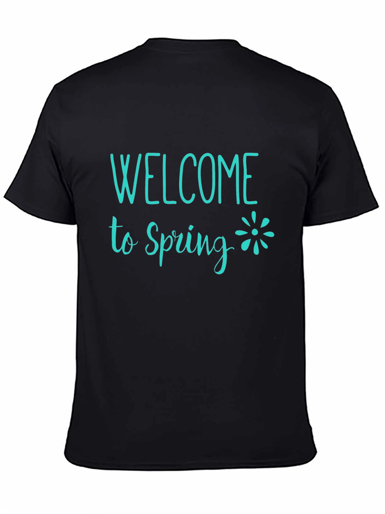 Welcome to Spring Graphic Tee - Black