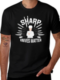 Sharp Knives Matter Graphic Tee