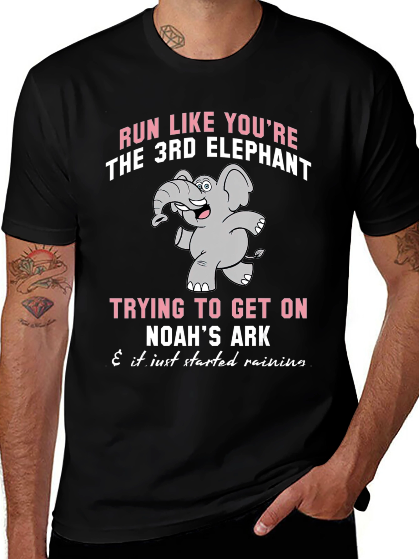 Run Like Youre the 3rd Elephant T-Shirt