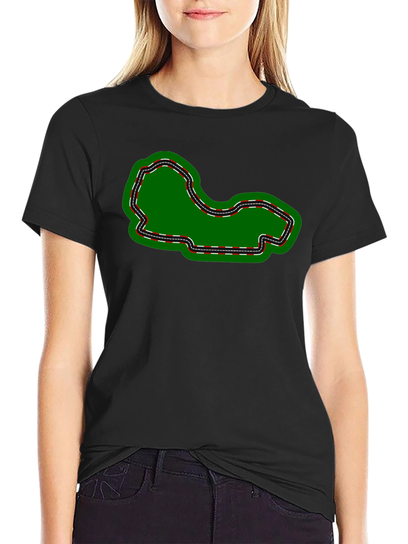 Race Track Graphic Tee - Motorsport Enthusiast Apparel