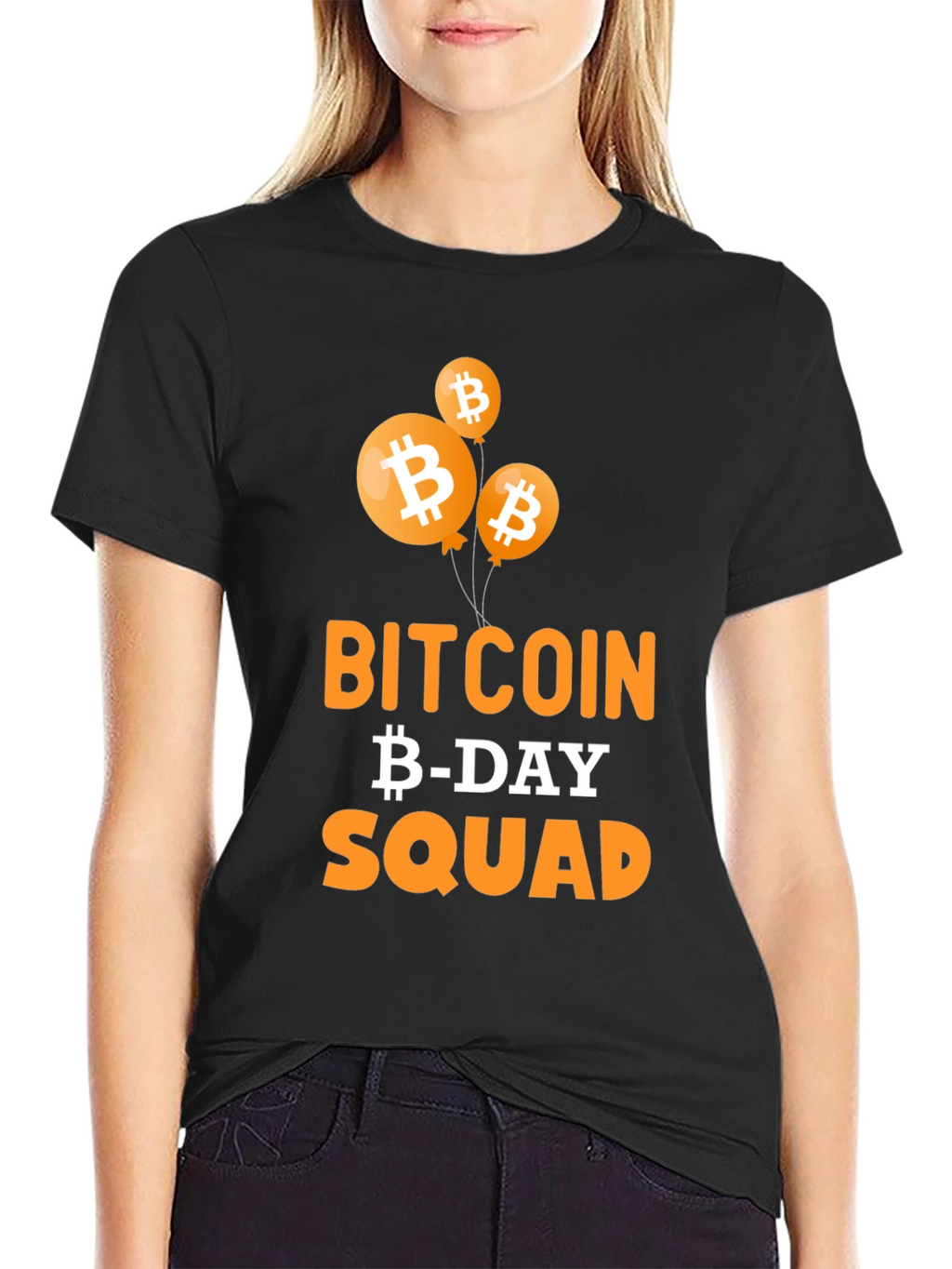 Bitcoin Birthday Squad Black T-Shirt