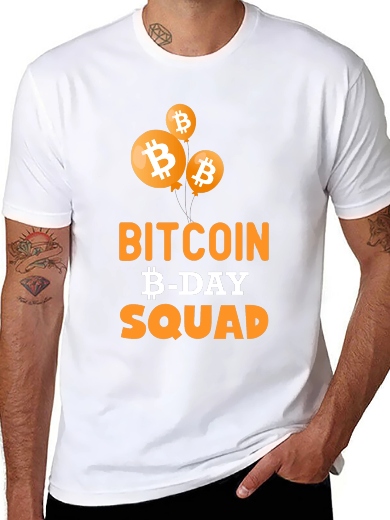 Bitcoin Birthday Squad Black T-Shirt