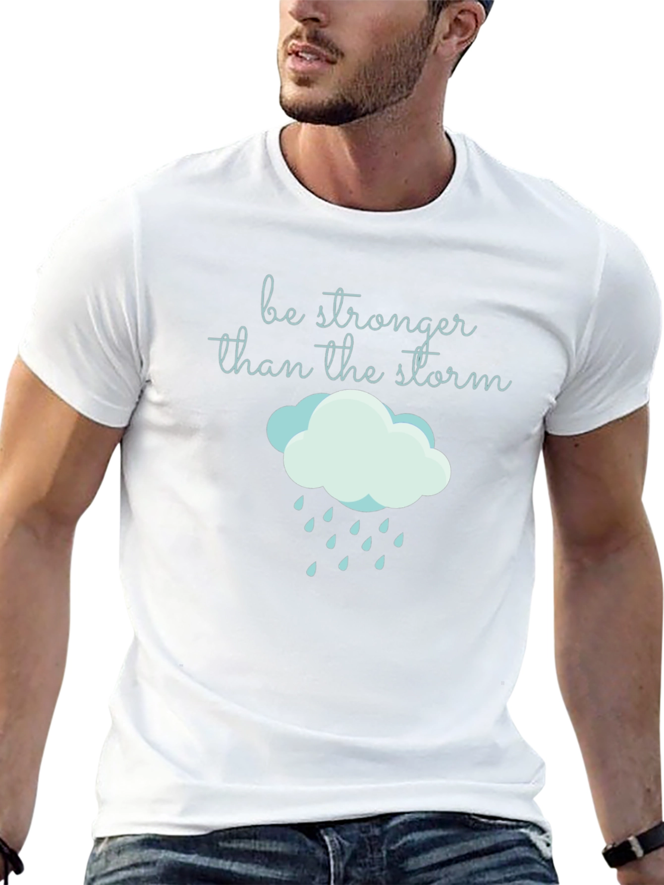 Be Stronger Than the Storm Graphic T-Shirt
