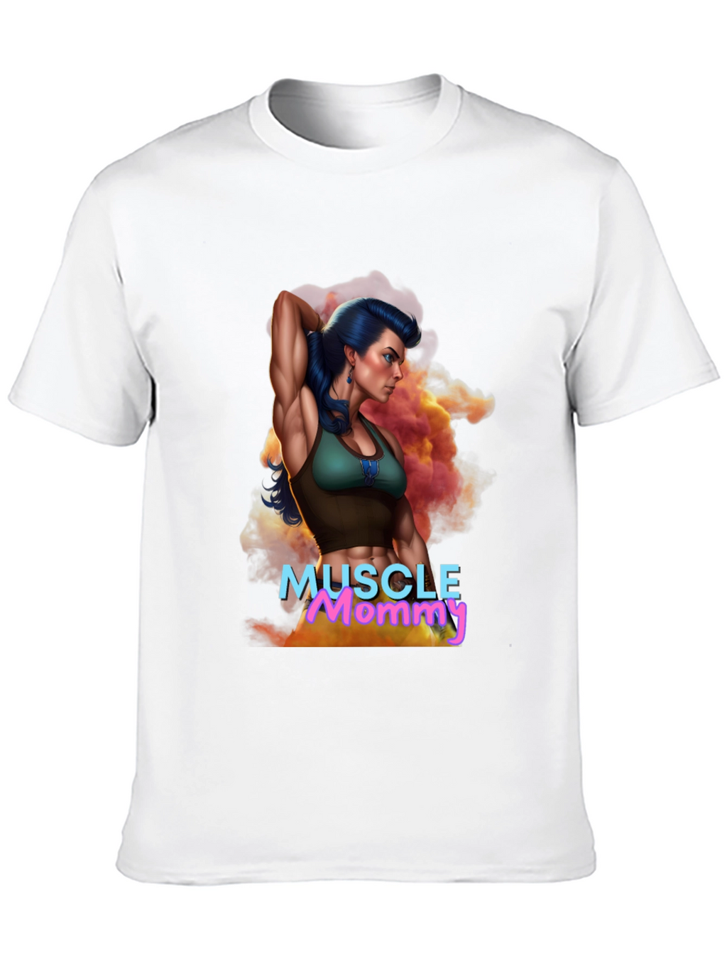 Muscle Mommy Graphic Tee - Fitness Lover Gift
