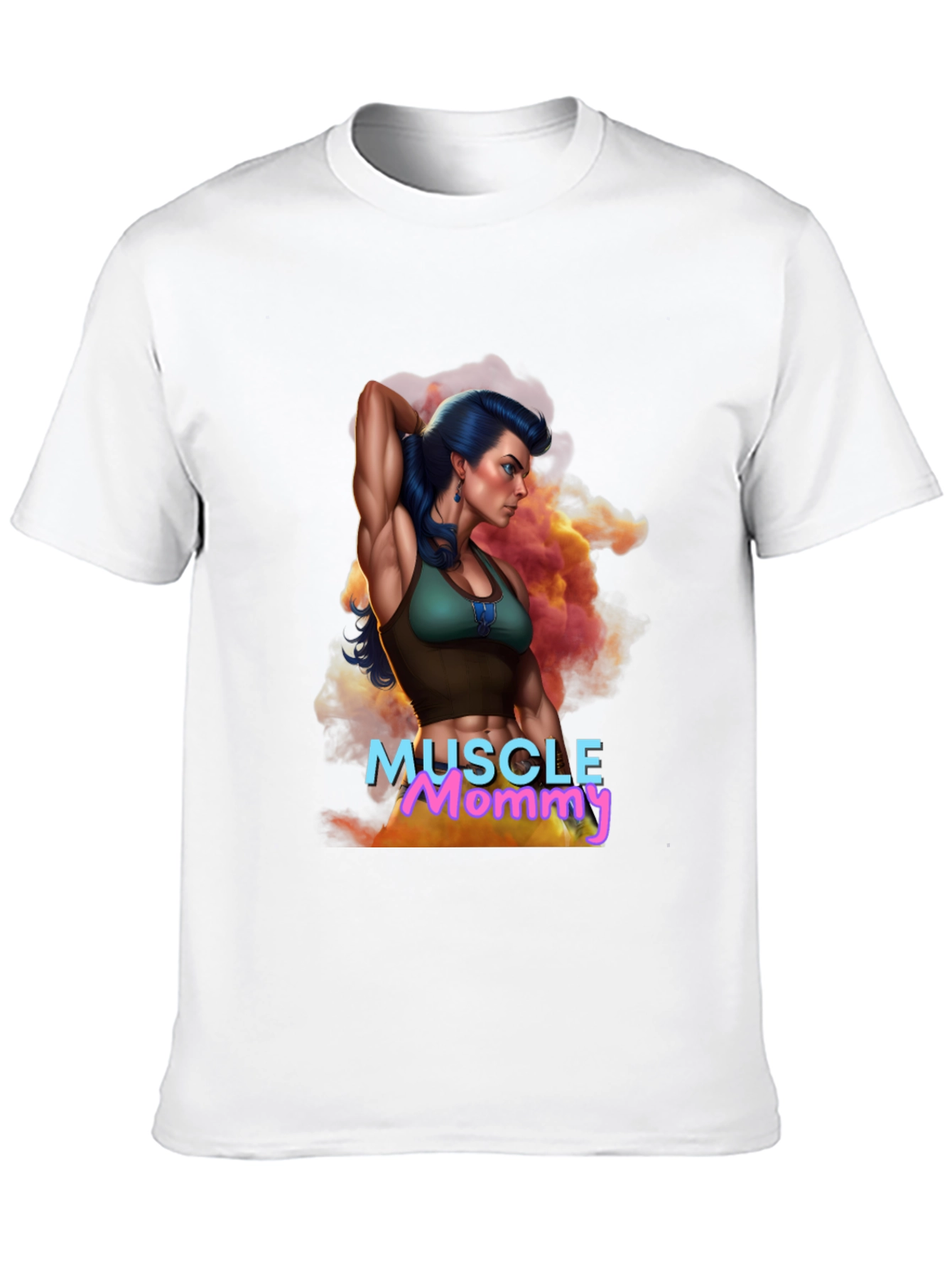 Muscle Mommy Graphic Tee - Fitness Lover Gift
