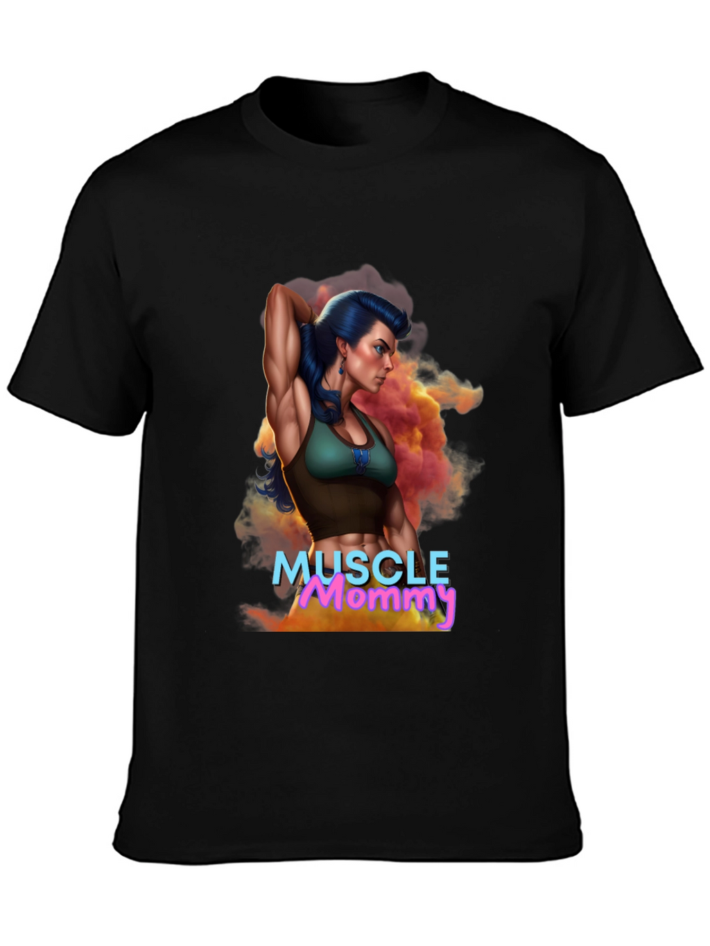 Muscle Mommy Graphic Tee - Fitness Lover Gift